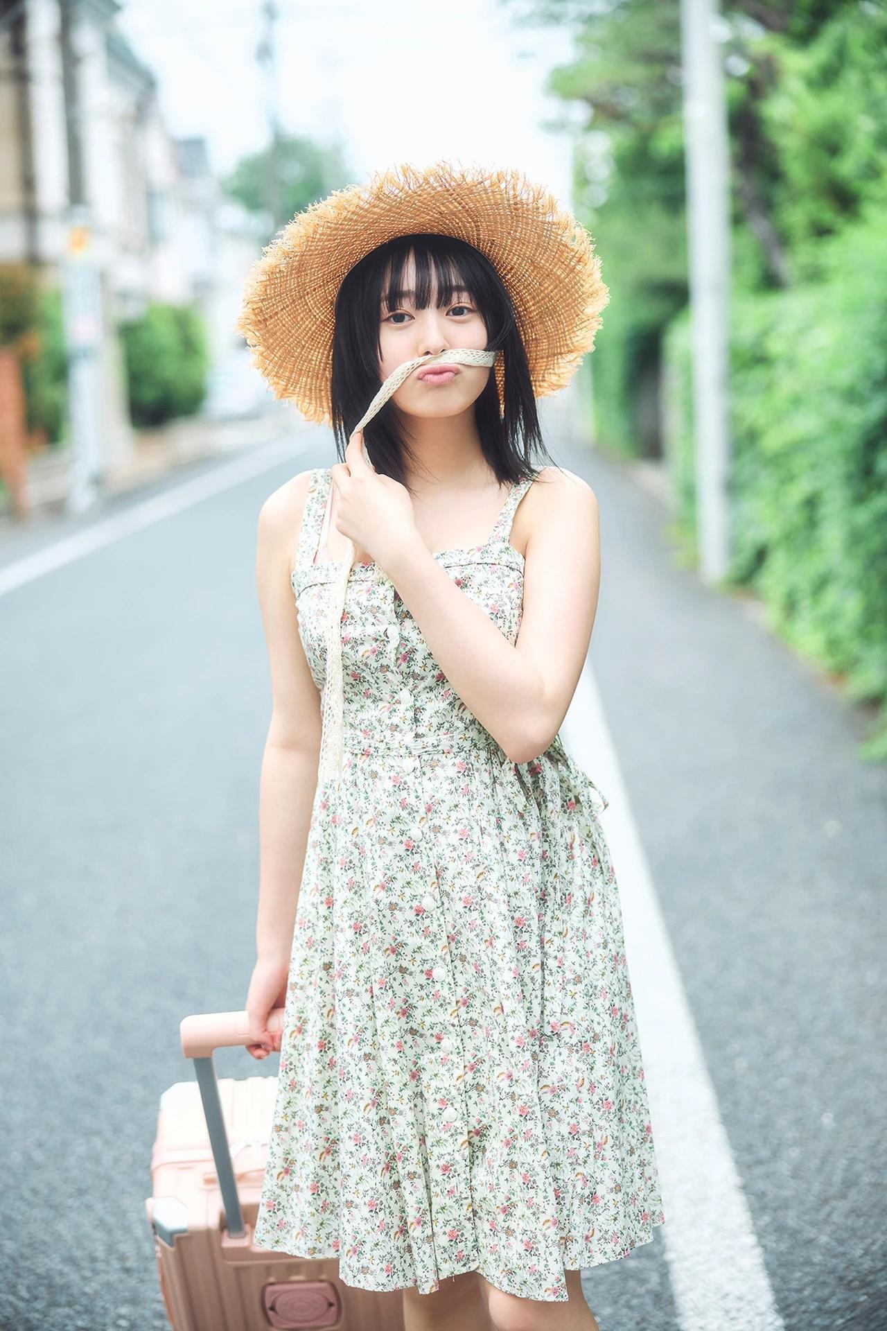 Miu Shirahama 白濱美兎, 週チャンデジグラ 「夏、背伸び」 Set.01(3)
