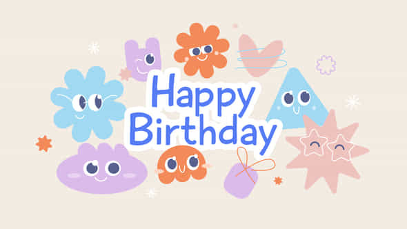 Kids Happy Birthday - VideoHive 41813448