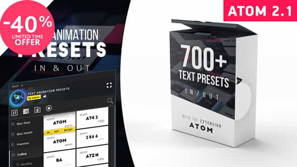 Text Presets | Atom - VideoHive 23150189