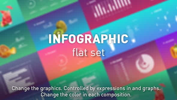 Infographic flat set - VideoHive 21490010