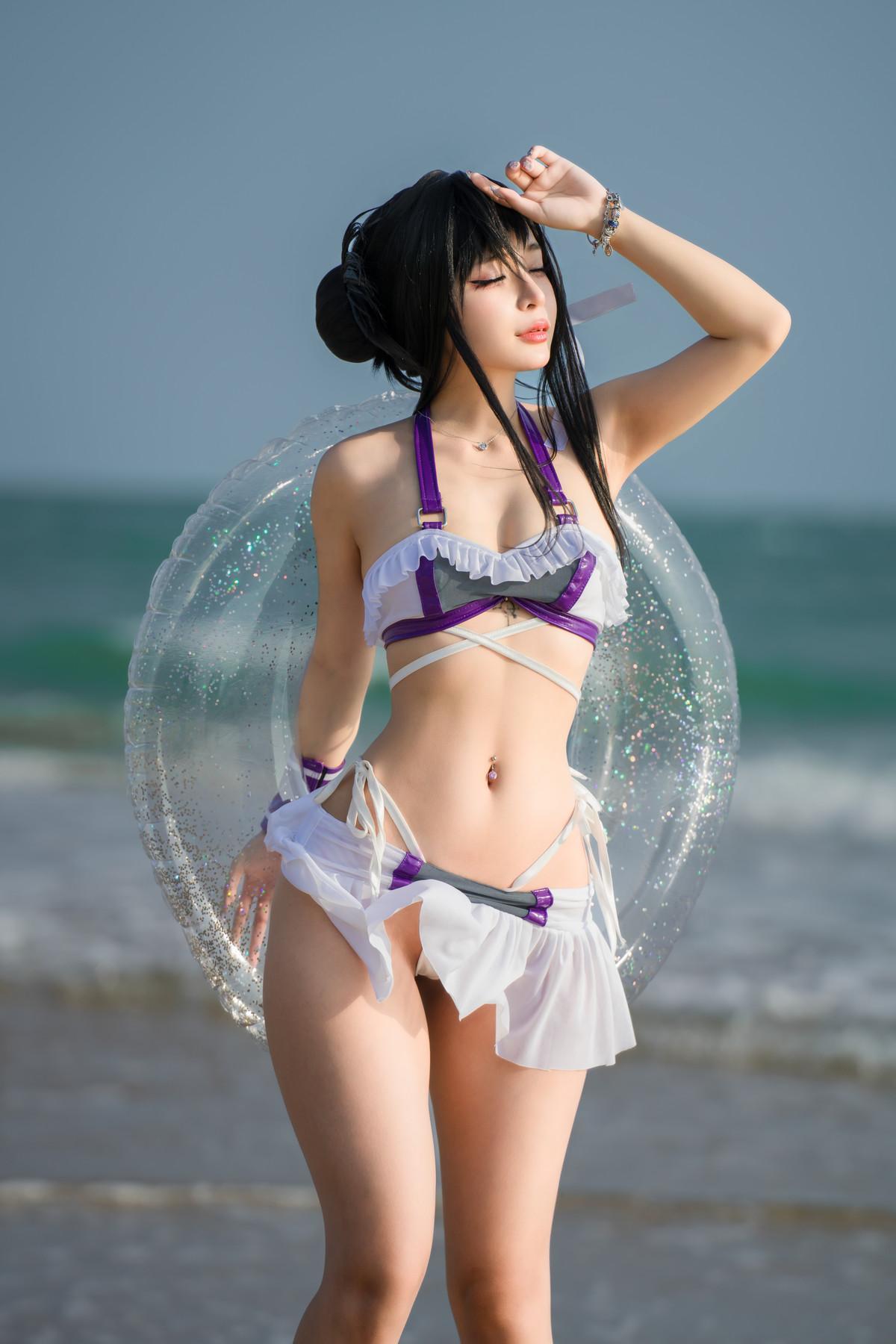 Cosplay Umeko.J Tifa Swimsuit Set.02(6)