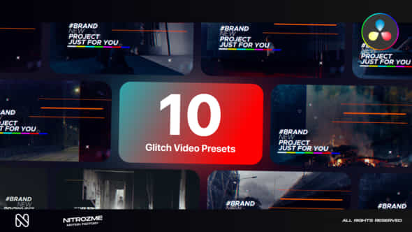 Glitch Typography - VideoHive 45341896