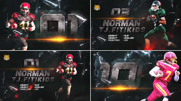 Sports Player IntroducingPowerful - VideoHive 46179770