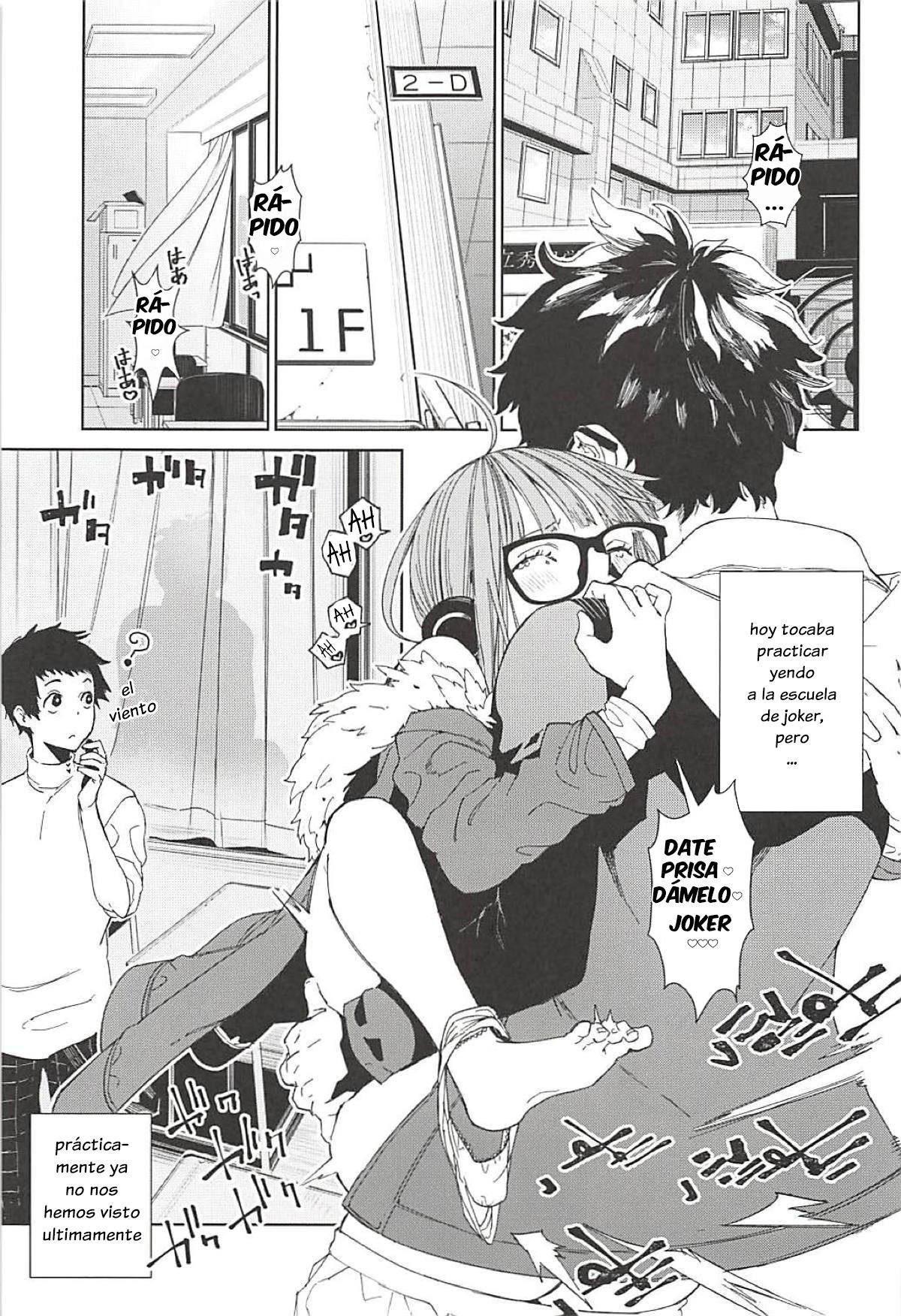 (C94) &#91;Kindergarten (Hobo3)&#93; Futaba to Kareshi no Ecchi na Ichinichi (Persona 5) &#91;Esp&#93; &#91;CrowKara - 5