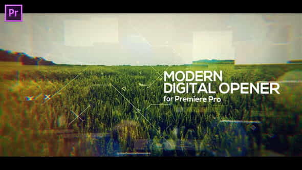 Modern Digital Opener for Premiere - VideoHive 27768244