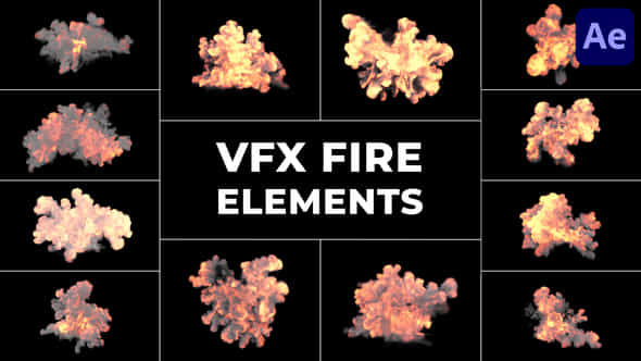 Vfx Fire Elements For After Effects - VideoHive 51546933