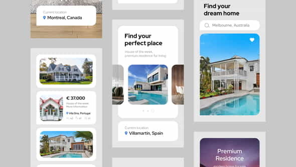 Clean Real Estate Instagram Stories - VideoHive 37523252