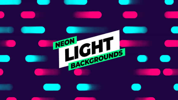 Neon Light Backgrounds - VideoHive 51169098