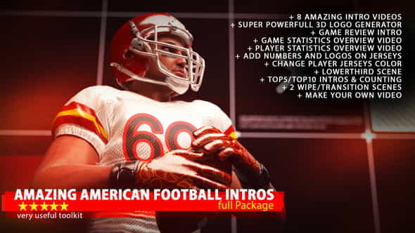Amazing American Football Intro - VideoHive 19755129