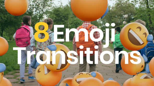 8 Emoji Transitions - VideoHive 57319125