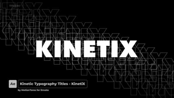 Kinetic Typography Titles - VideoHive 30206391