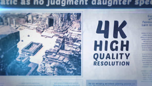 Newspaper History Slideshow - VideoHive 29058470