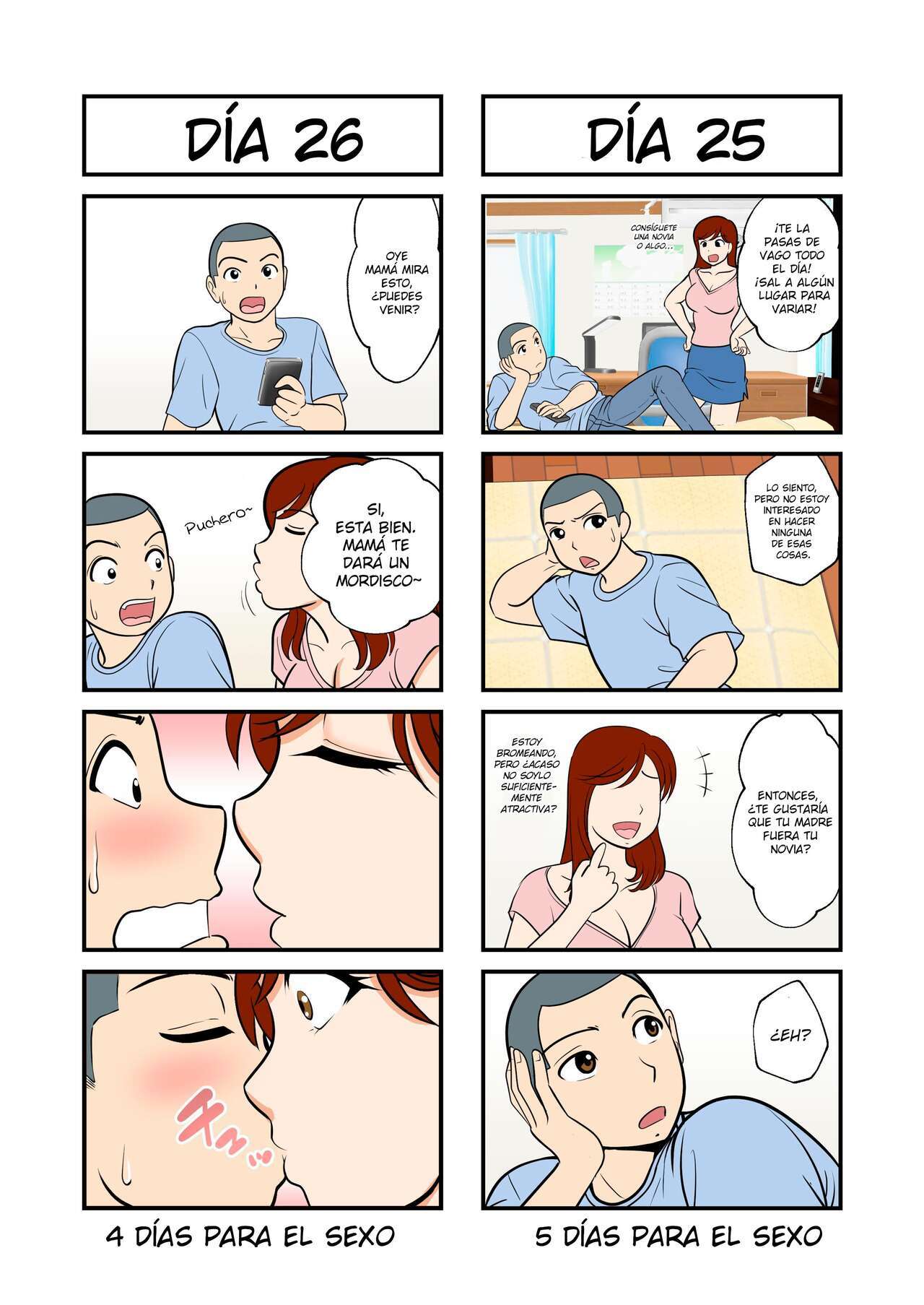 [Fuwatoro Opanchu Cake] 30-nichi go ni SEX suru Haha to Musuko  Madre e Hijo Tendrán Sexo en 30 Días [Spanish]