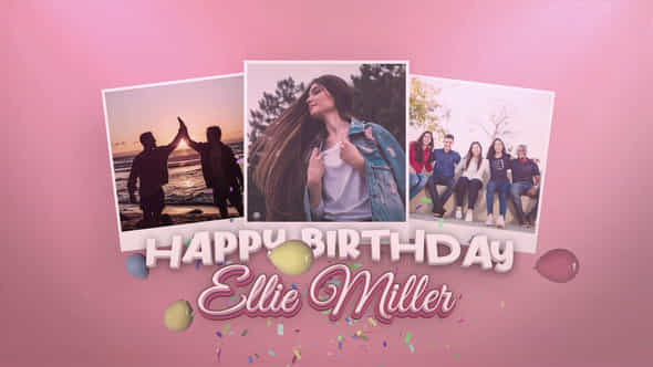 Colorfull Birthday Wishes - VideoHive 33931034