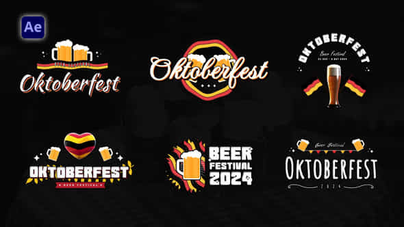 Oktoberfest Titles Pack - VideoHive 54056368