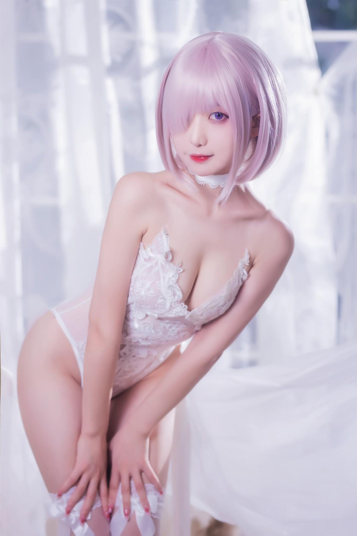 Cosplay 封疆疆 婚纱玛修 Wedding Dress(23)