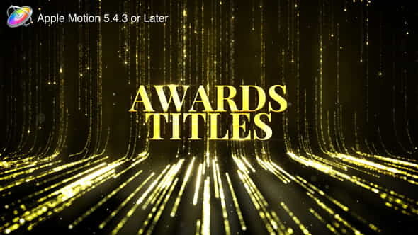 Awards Titles - Apple Motion - VideoHive 24535693