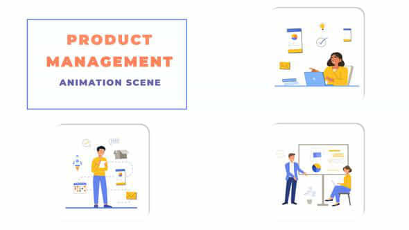 Product Management Animation - VideoHive 43720990