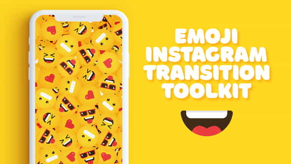 Emoji Instagram Transition Toolkit - VideoHive 22437993