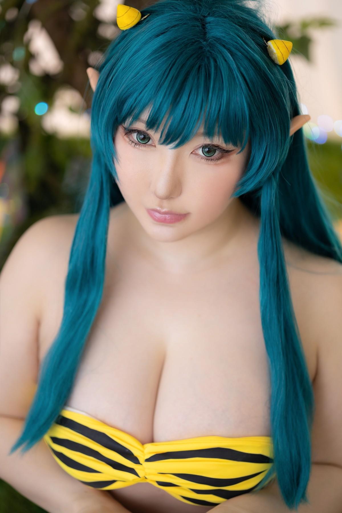 Cosplay SAKUサク Lum ラム うる星やつら Set.03(50)