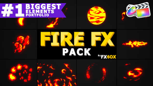 Cartoon Fire FX - VideoHive 23777928