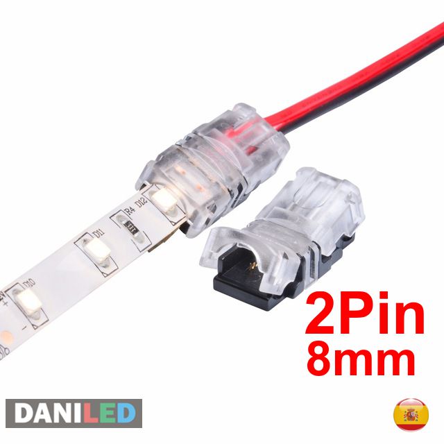 10pcs 5 Pines LED Tira a Conector de Cable para 12 mm RGBW RGBY Impermeable IP65 5050 LED Cinta luz Conductor de conexi/ón