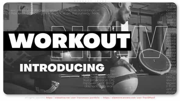 Workout Intro - VideoHive 31274789