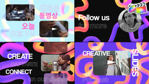 Creative Podcast Slides For Fcpx - VideoHive 51652555