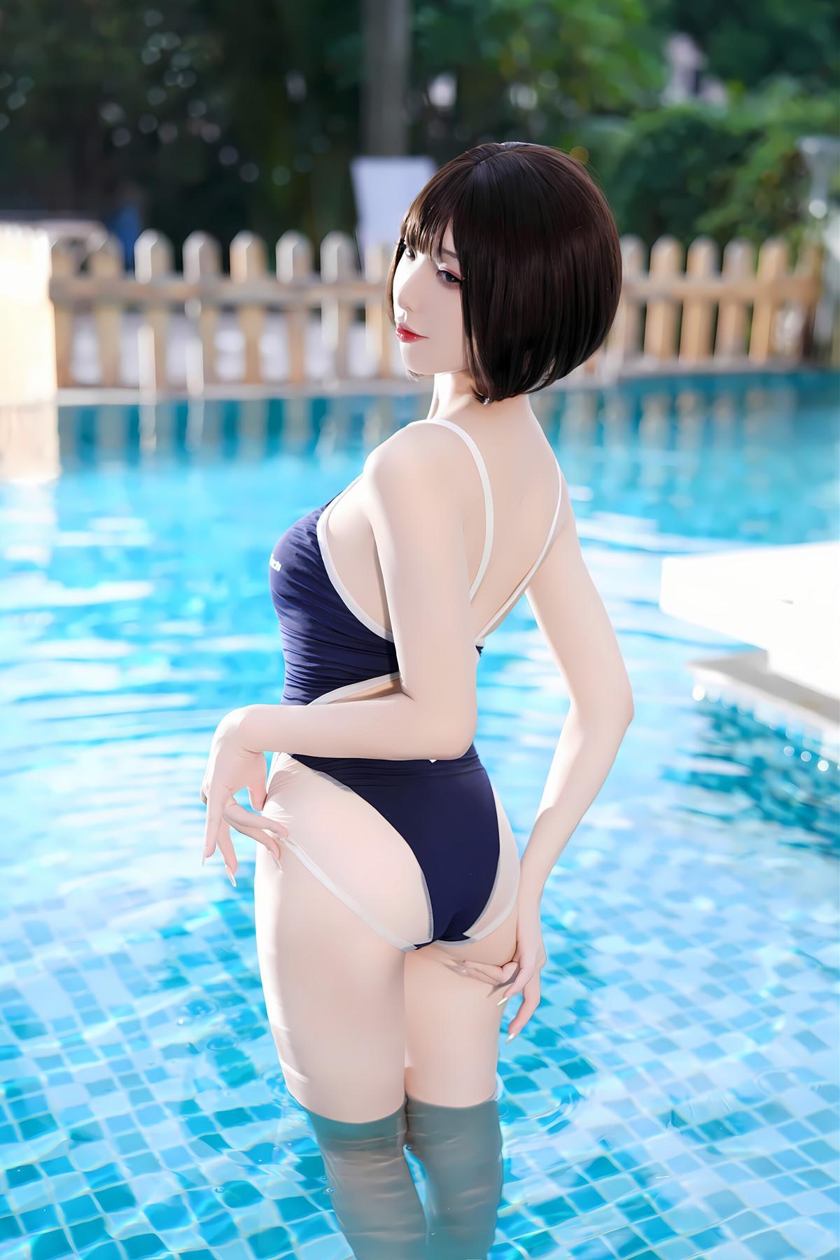 Cosplay 封疆疆v – 小海月 竞泳(3)