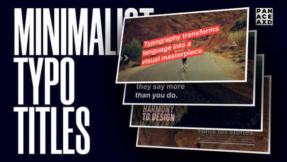 Minimalist Typo Titles Pp - VideoHive 53069052
