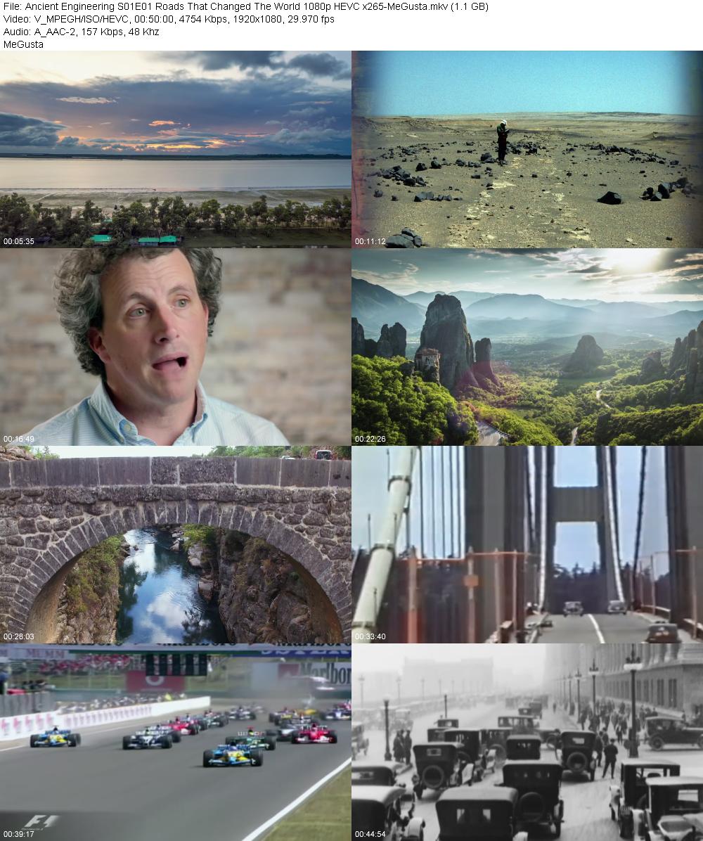 Ancient Engineering S01E01 Roads That Changed The World 1080p HEVC x265