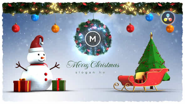 Christmas Winter Logo Reveal - VideoHive 49836202