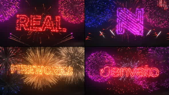 Fireworks LogoTitles - VideoHive 26055600