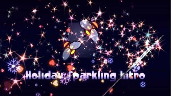 Holiday Sparkling Intro - VideoHive 3531366
