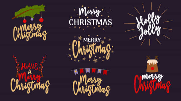 Christmas Titles Pack - VideoHive 41933977
