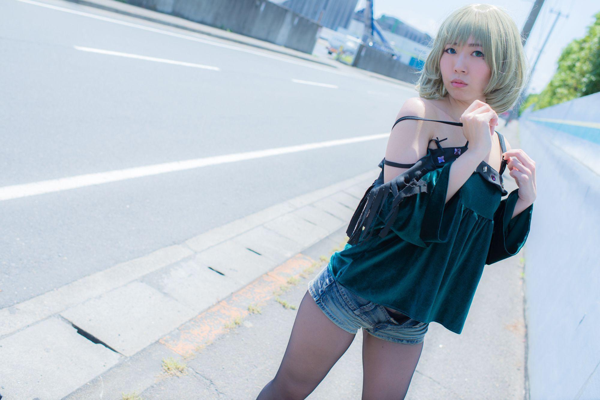 Ayane(あやね) 《Idolmaster》Takagaki Kaede(高垣楓) [Wolf Fang!!] 写真集(42)