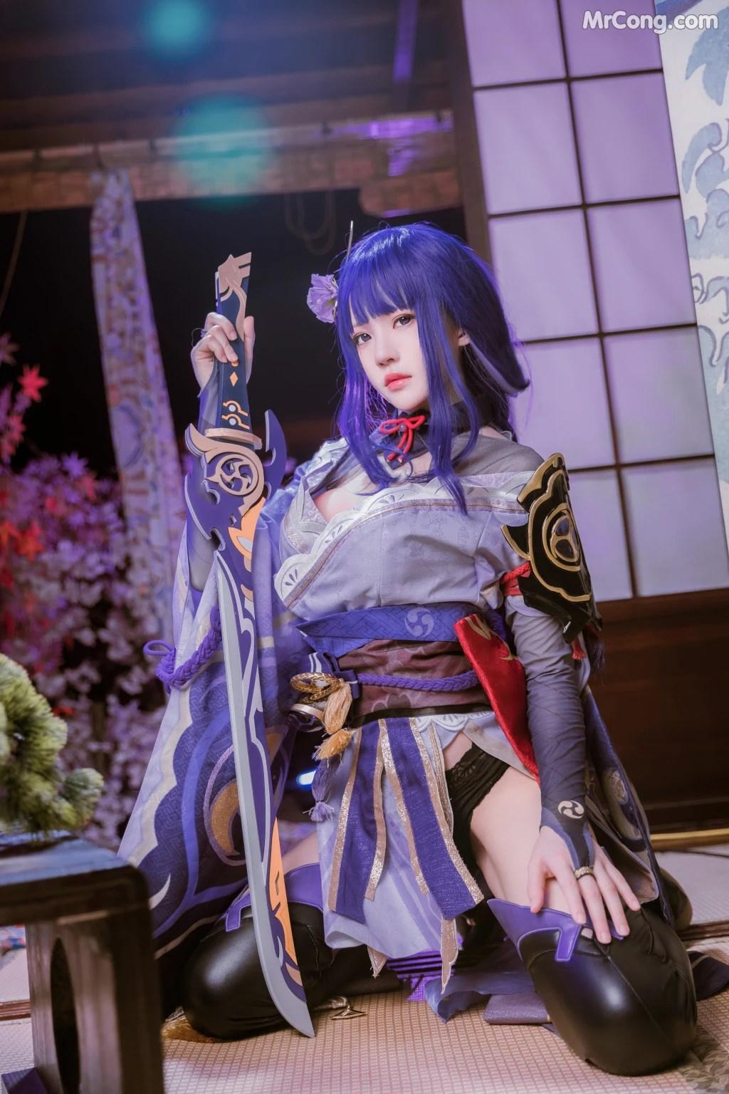 Coser@桜桃喵 Vol.139: 雷电将军+花絮 (51 photos )(6)