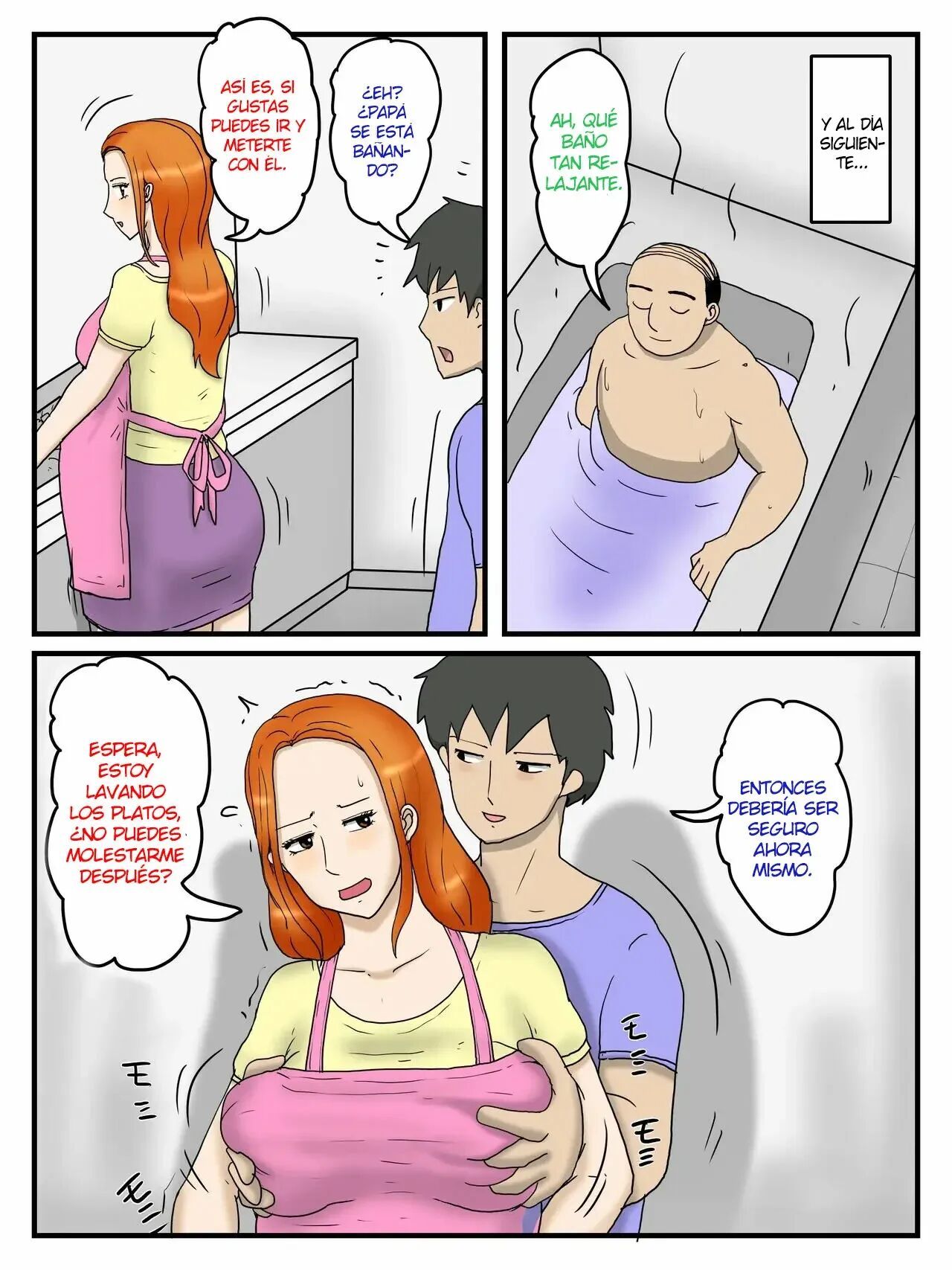 [poteto-chips] Ore no Onaho wa Okaa-san 4 [Spanish] [Xavit0_0]