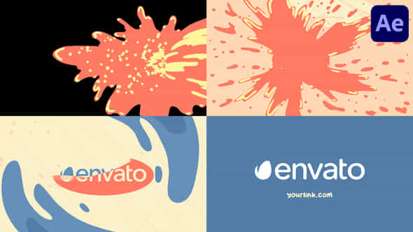 Liquid Logo For After Effects - VideoHive 50709204