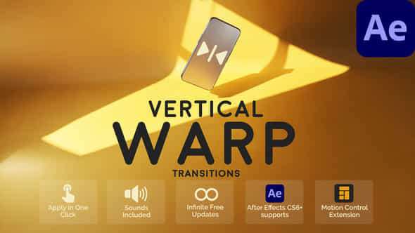Vertical Warp Transitions For After Effects - VideoHive 57774924