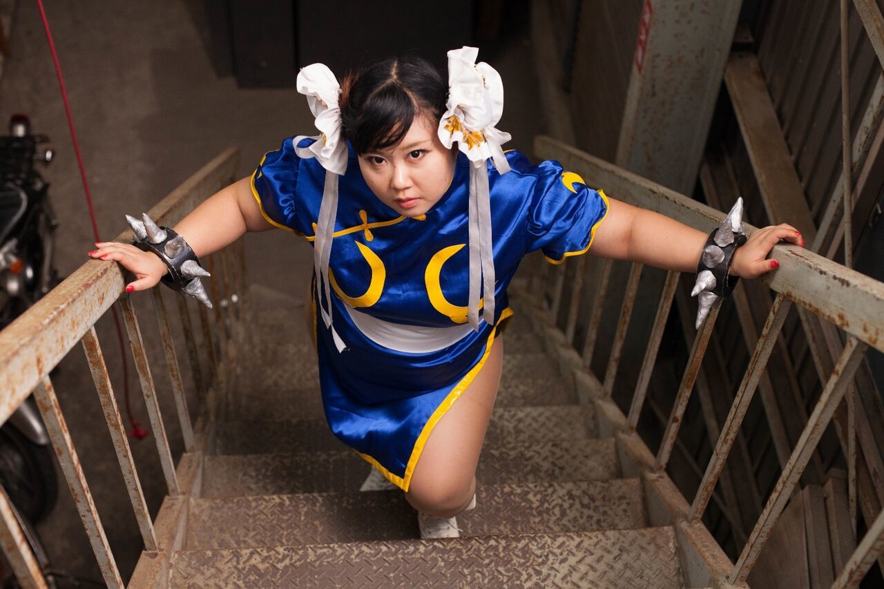(渡辺さくらん) FIGHT FAT LADY (Sakuran Watanabe) (Mai Shiranui - Fatal Fury) (Chun-Li - Street Figh