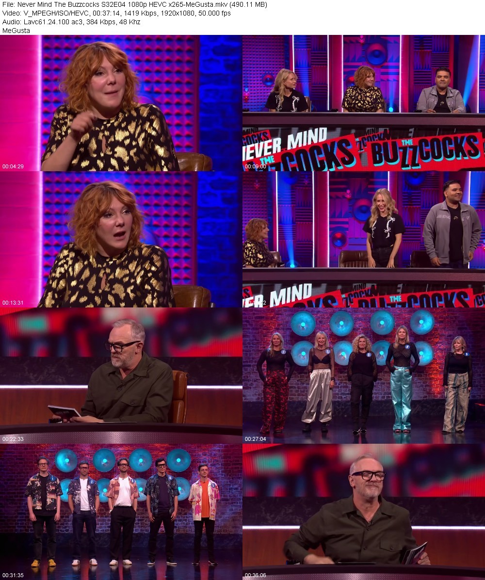 Never Mind The Buzzcocks S32E04 1080p HEVC x265-MeGusta