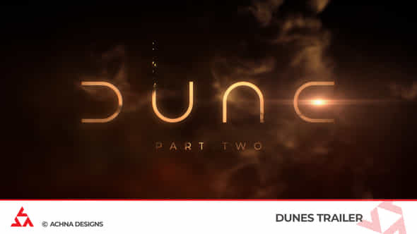 Dunes Trailer - VideoHive 50808950