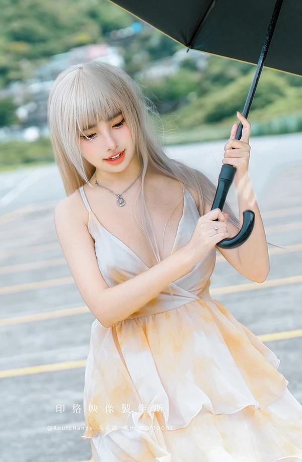 福利姬慕慕Momo 随风轻舞户外长裙无圣光图集