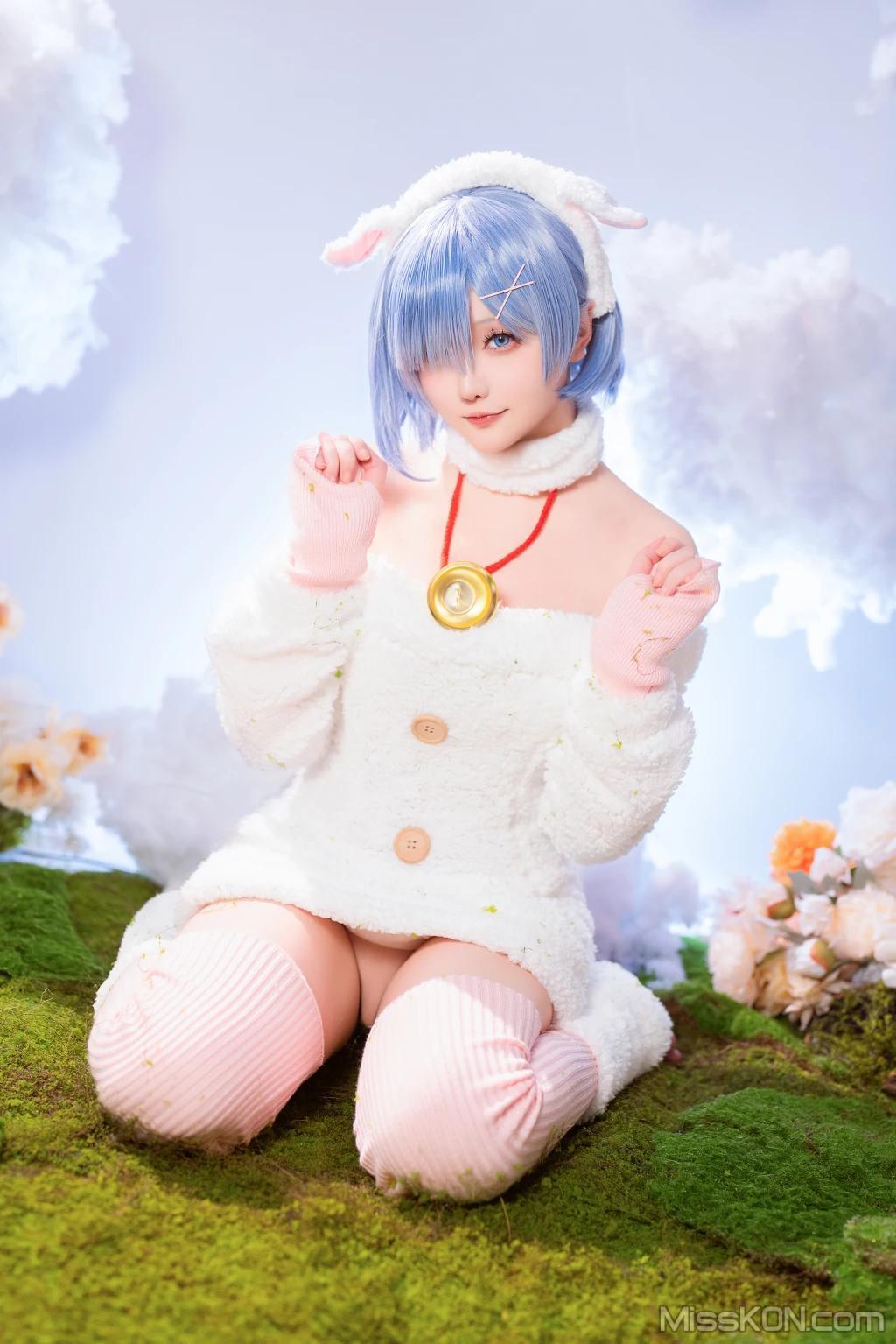 Coser@星之迟迟Hoshilily: 2024年01月计划赠品 RE：0 蕾姆 绵羊ver (38 photos)