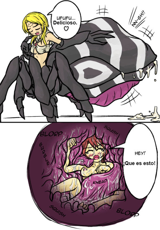 Mischief of spider-chan y Slug unbirth - 3