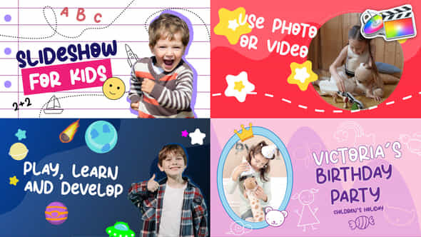 Kids Scenes for - VideoHive 39083037