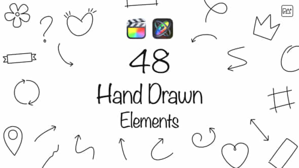 Hand Drawn Elements - VideoHive 42106531