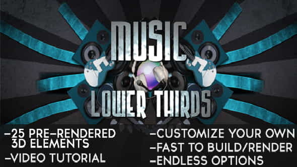 Music Lower Thirds - VideoHive 2192670