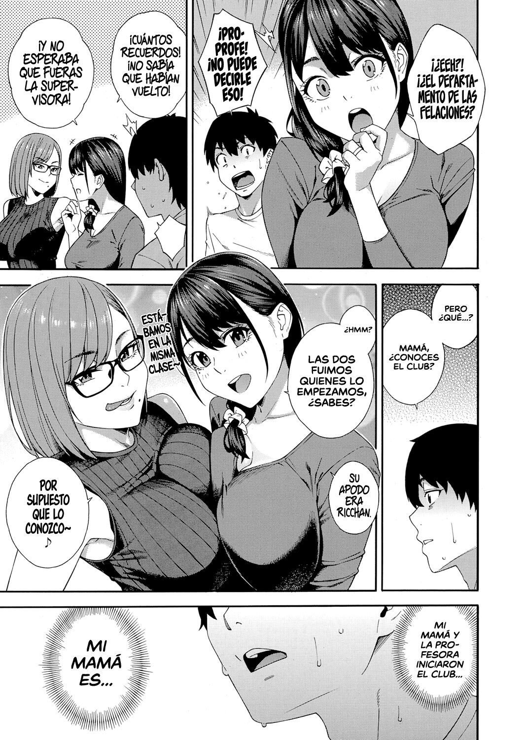 [Zonda] Fellatio Kenkyuubu _ Departamento de Investigación de las Felaciones Ch. 1-4 [Span